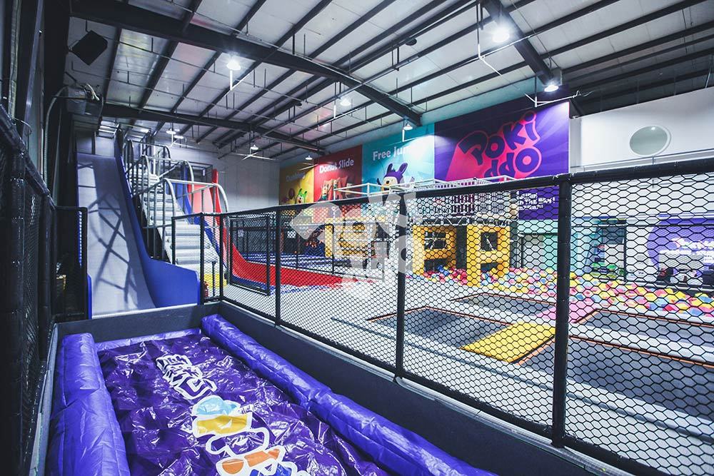 Daqing Pokiddo Trampoline Park donut slide