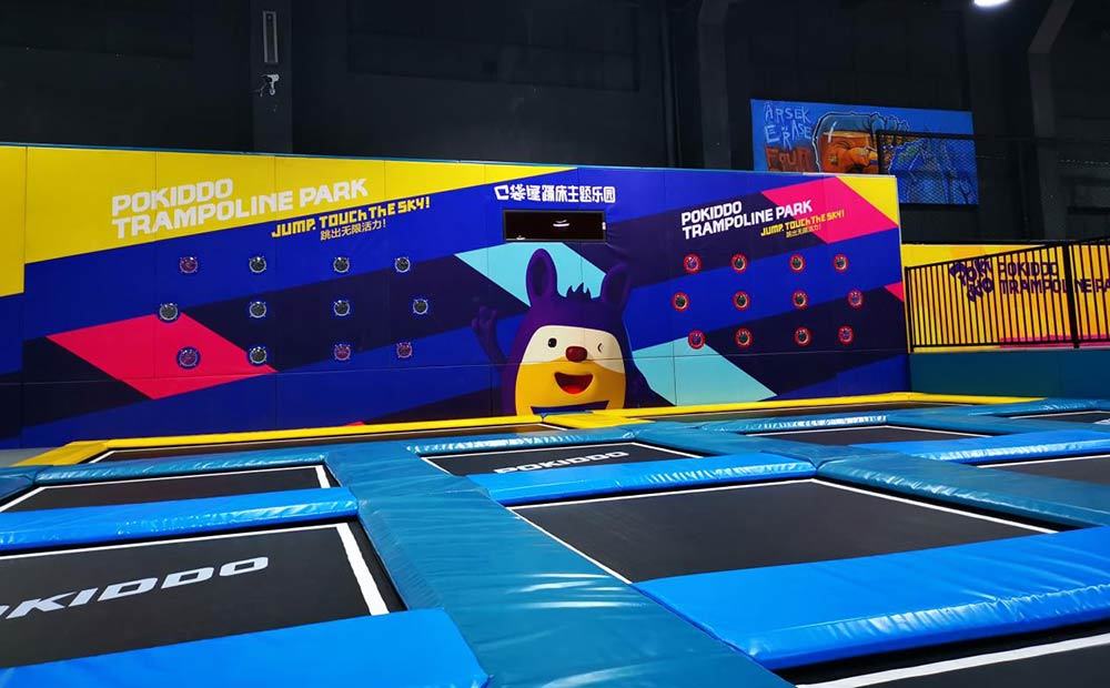 Trampoline Park Interactive Tap Fun