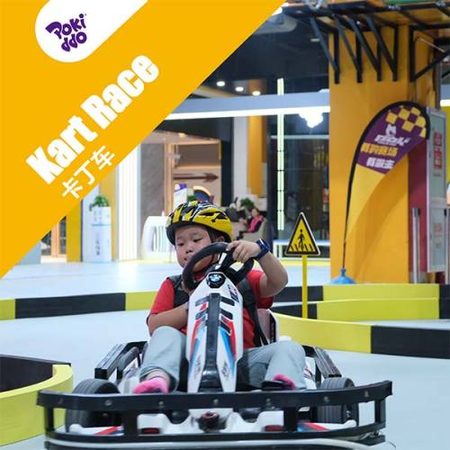 Kids Electric Go Kart Racing/Driving - Indoor Playground Attraction