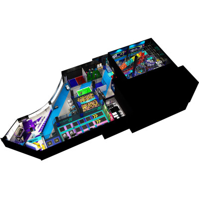 Pokiddo Franchise Indoor Amusement Park Indoor Trampoline Park China Supplier