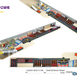 Pokiddo Franchise Indoor Amusement Park Indoor Trampoline Park-Tianjing