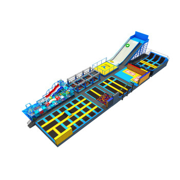 Pokiddo Franchise Indoor Amusement Park High Jump Trampoline park