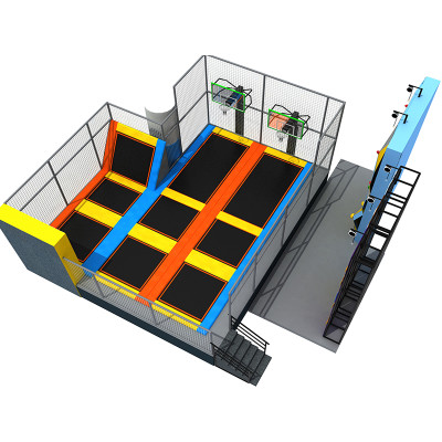Pokiddo Small Indoor Playground Trampoline Park Business