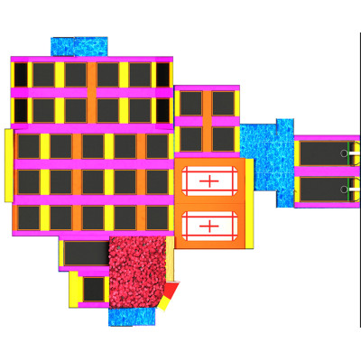 Indoor Playground Trampoline Park For Sale