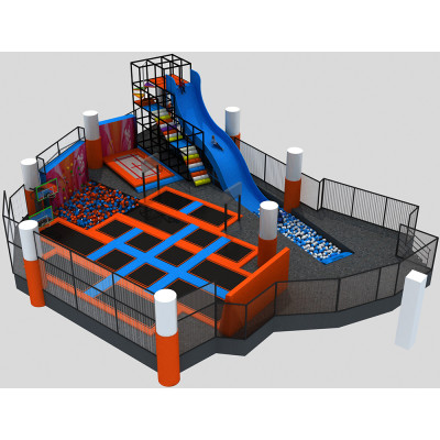 Air indoor trampoline park indoor playground ball pit