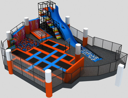 Air indoor trampoline park indoor playground ball pit