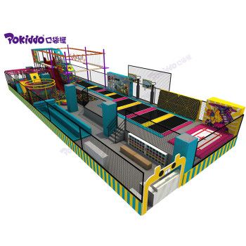 Pokiddo Indoor adventure trampoline park soft play indoor playground