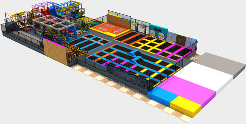 Big air trampoline park for sale