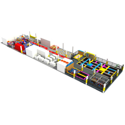 Pokiddo Franchise Indoor Amusement Park Indoor Trampoline Park-Tianjing