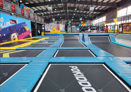 What preparations need to be done before the trampoline park opens?