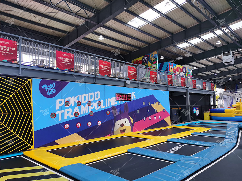 How to market a trampoline park on the website before it opens?