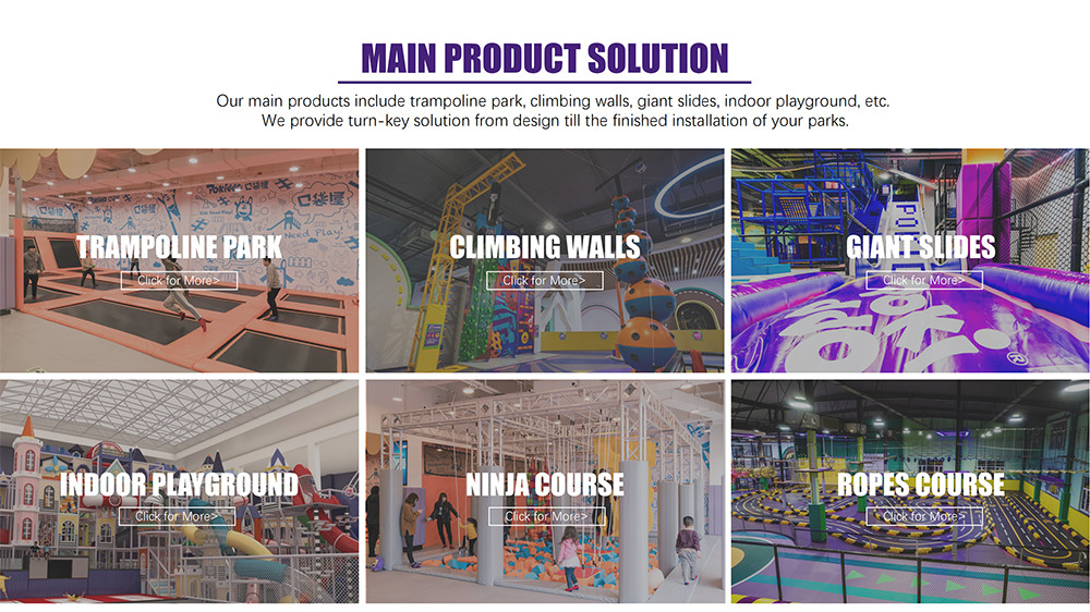 Indoor commercial trampoline park indoor playground 