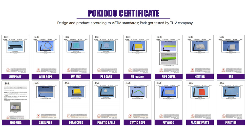 Indoor commercial trampoline park certified indoor playground 