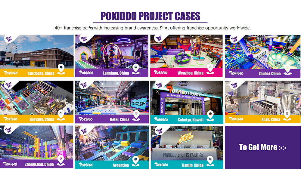 Pokiddo Indoor Trampoline Parks Projects