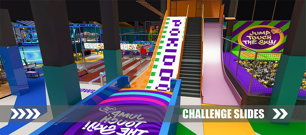 Pokiddo Indoor Big Challenge Slides