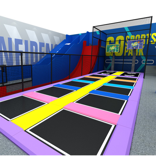 Pokiddo 500sqm Indoor Trampoline Park with Foam Pit and Slides Fun for All Ages!