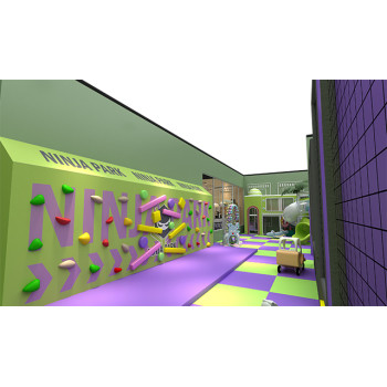 750sqm Indoor Complex Playground Park Featuring Trampoline and Naughty Castle for Kids in Arab project