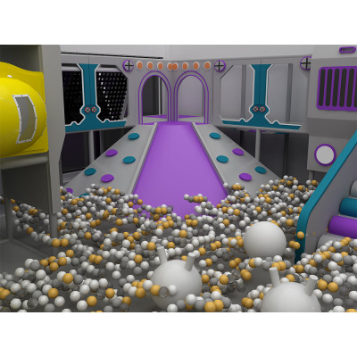 Pokiddo 830sqm Spacious and Bright Indoor Playground Design for German Projects