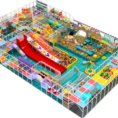 Pokiddo 600sqm Luxury High Quality Indoor Playground Complex Park Design Project in MOZ