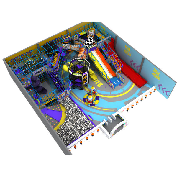 Pokiddo Soft Play Indoor Playground for Kids Colorful Fun Toys for Entertainment Indoor Playground