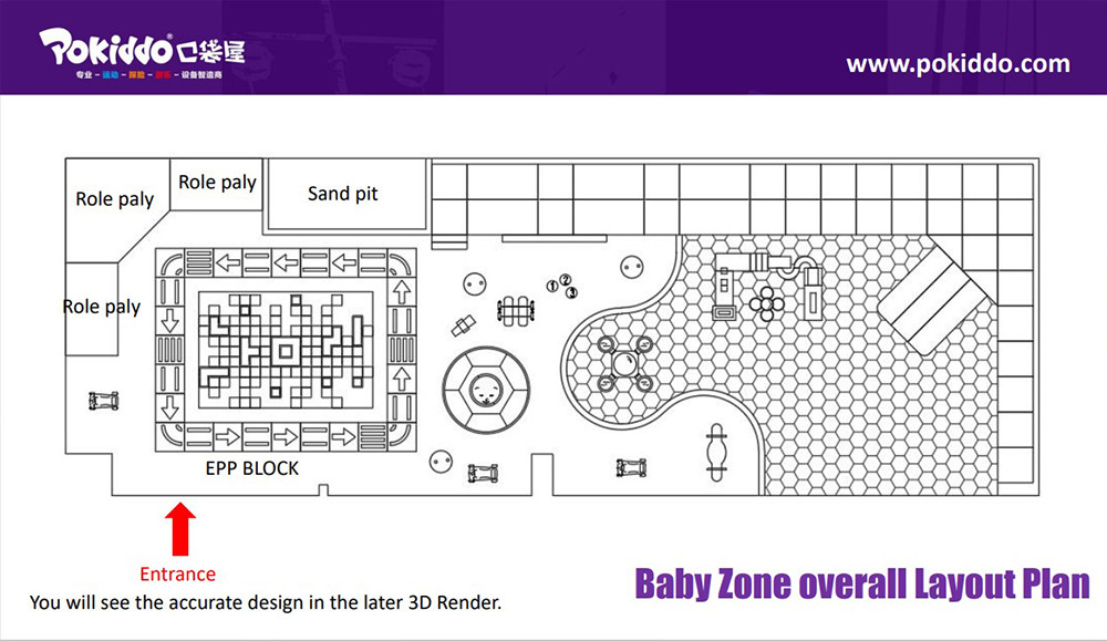 pokiddo 800sqm indoor playground design