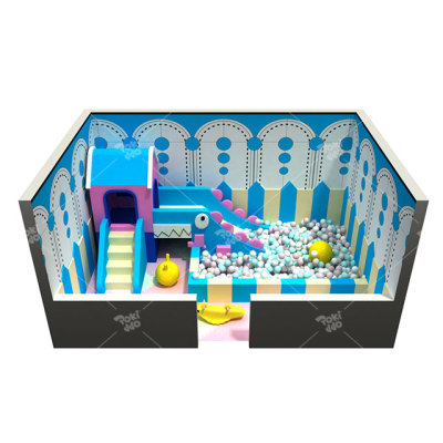 Pokiddo 25 sqm Small Kids Indoor Commercial Playground with Kids Slides