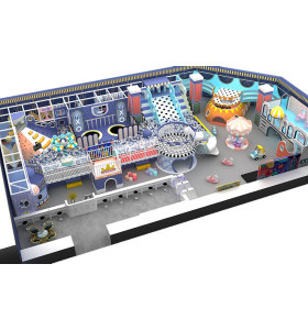Pokiddo Custom Design Indoor Soft Play Kids Playground Equipment Including Trampoline