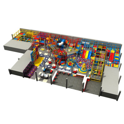 TUV Certified Kids Indoor Play Center New Design Amusement Park Slides Soft Play Equipment Children's Indoor Playground