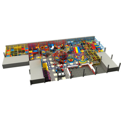 TUV Certified Kids Indoor Play Center New Design Amusement Park Slides Soft Play Equipment Children's Indoor Playground