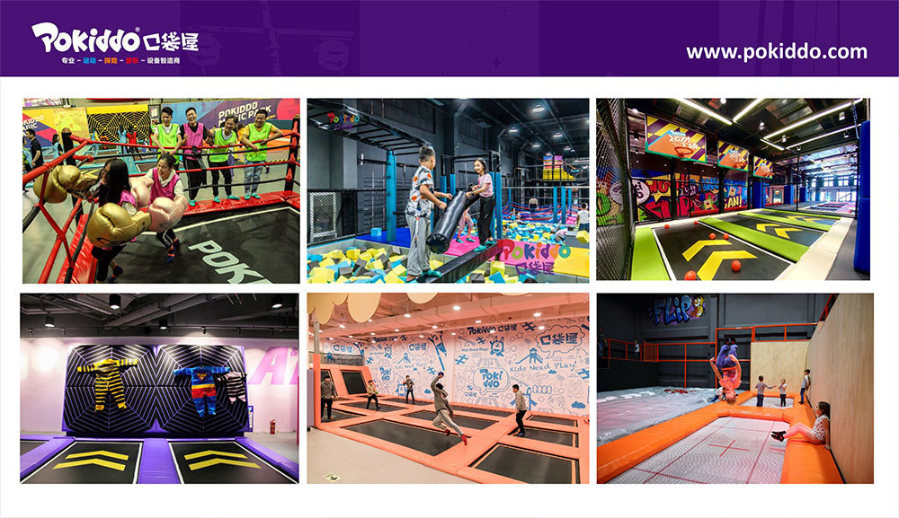 China Factory's Large Commercial Indoor Jumping Trampoline Park attractions 2
