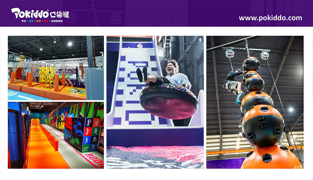 China Factory's Large Commercial Indoor Jumping Trampoline Park attractions 3