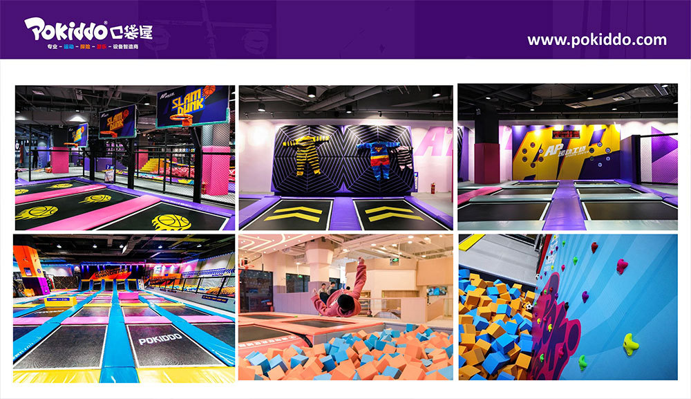 1000sqm Commercial Indoor Adventure Amusement Trampoline Park attractions 1