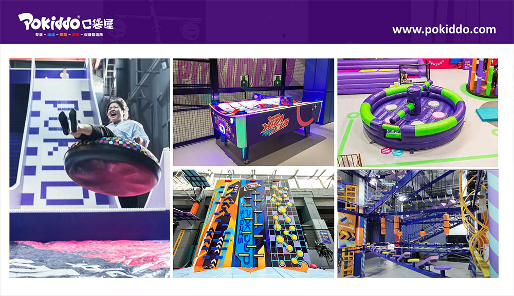 1000sqm Commercial Indoor Adventure Amusement Trampoline Park attractions 3