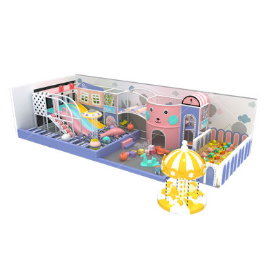 Pokiddo 80 sqm Small Indoor Kids Commercial Playground with Kids Slides