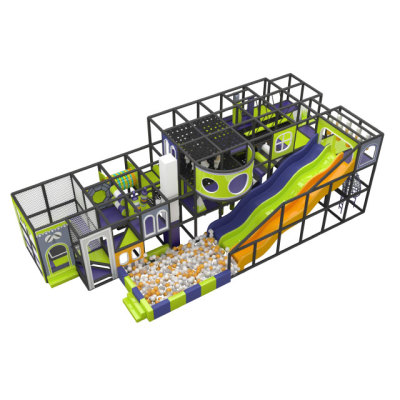 Pokiddo 150 sqm Custom Indoor Playground with Slides Ball Pit Trampoline Naughty Castle Maze