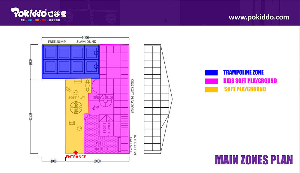 Pokiddo Custom 230 sqm Indoor Playground