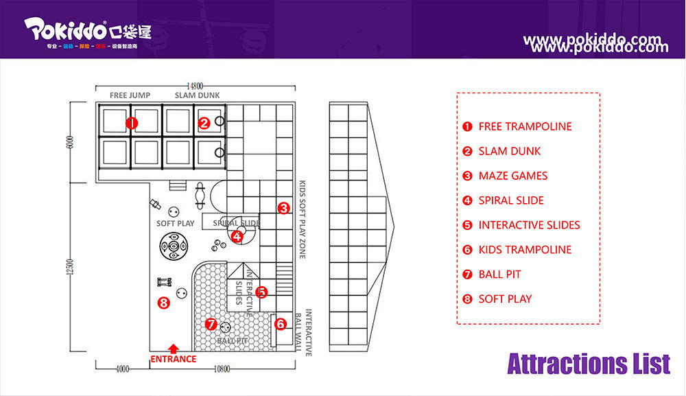 Pokiddo Custom 230 sqm Indoor Playground