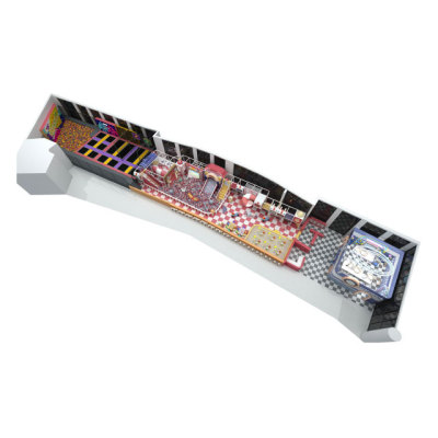 Pokiddo 560 sqm Custom Indoor Playground with Free Trampoline Slam Dunk Slides Ball Pit Fun for Kids and Teenagers