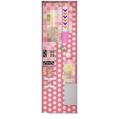 Pokiddo Customized 226sqm Indoor Pink Soft Playground Design Exquisite Trampoline Park