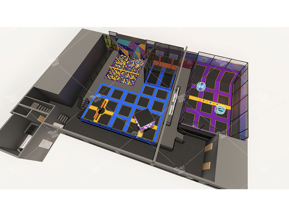 Trampoline Park Pokiddo Design and Construction 500sqm Case in Namibia