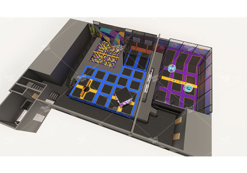 Trampoline Park Pokiddo Design and Construction 500sqm Case in Namibia