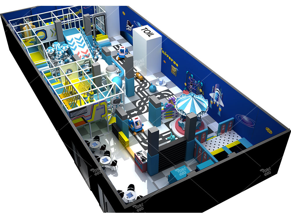 Indoor Playground Pokiddo Design and Construction 154sqm Case in Mali