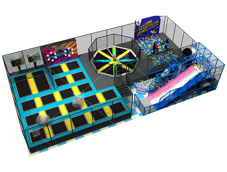 Pokiddo 312SQM Trampoline Park in Senegal—Fusion of Sports Aesthetics and Community Vitality