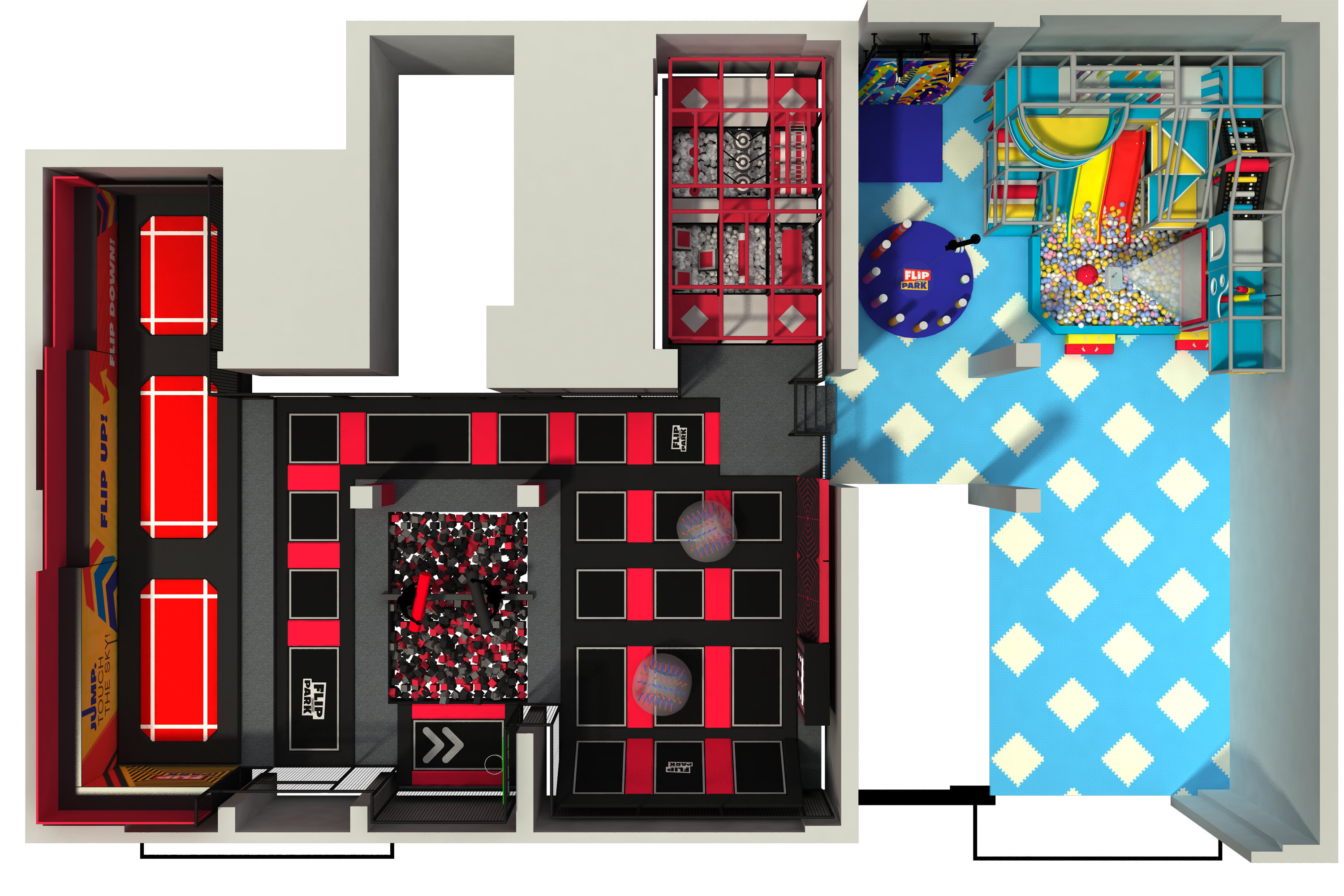 Pokiddo Tajikistan Indoor Trampoline Park