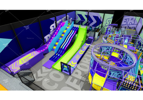 Spain JUMP LANDIA Indoor Sports Park 2000㎡- Pokiddo Design and Construction Case