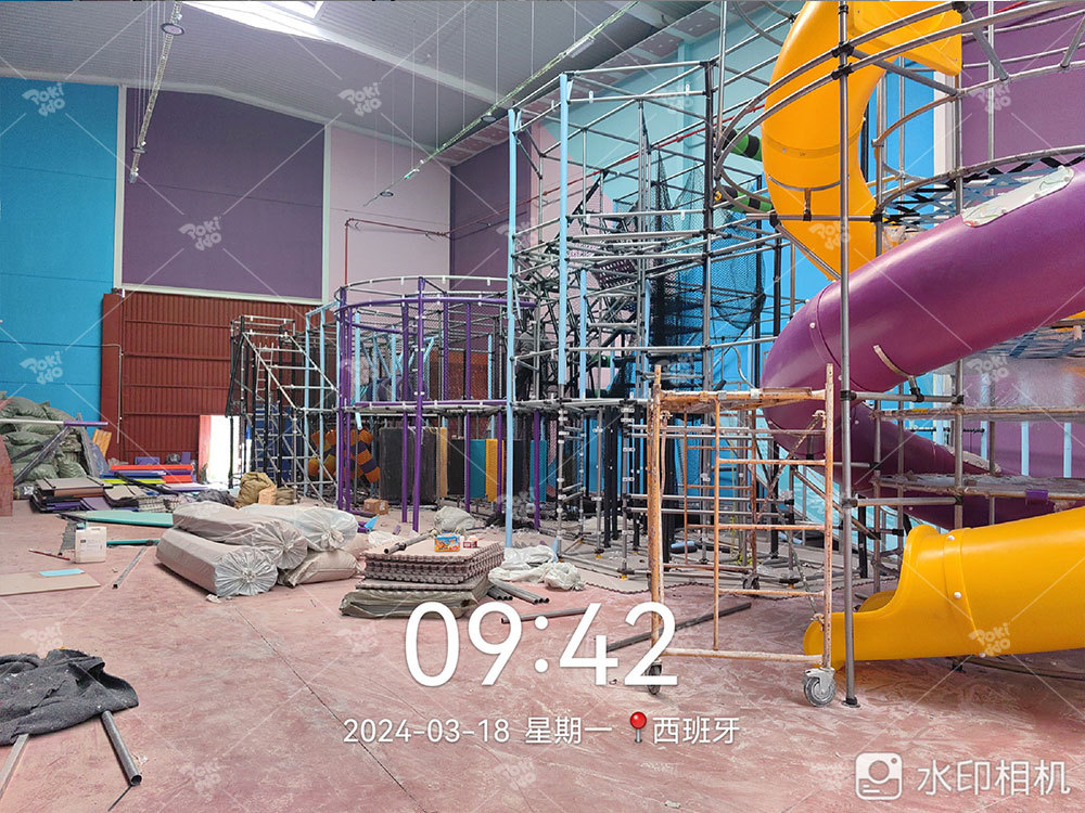 indoor playground installation