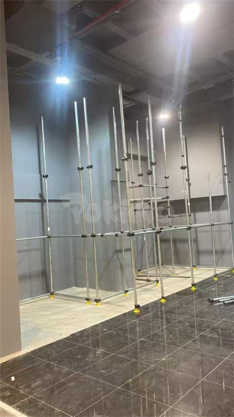 rope playground installation