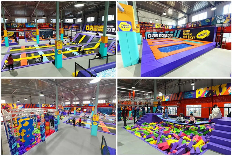 kids play ground and trampoline park