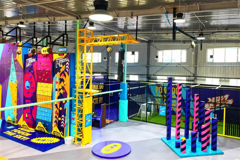 indoor playground climbing walls