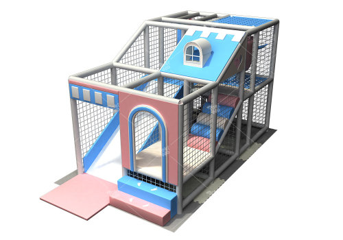 Whimsical Playhouse: A Dreamy Indoor Playground Design for Little Explorers